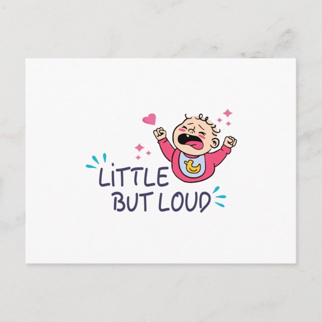 Little but loud postcard (Front)