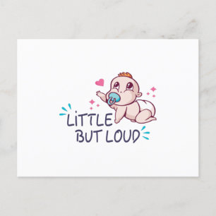 Little but loud postcard
