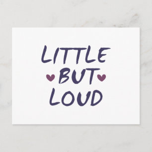 Little but loud postcard