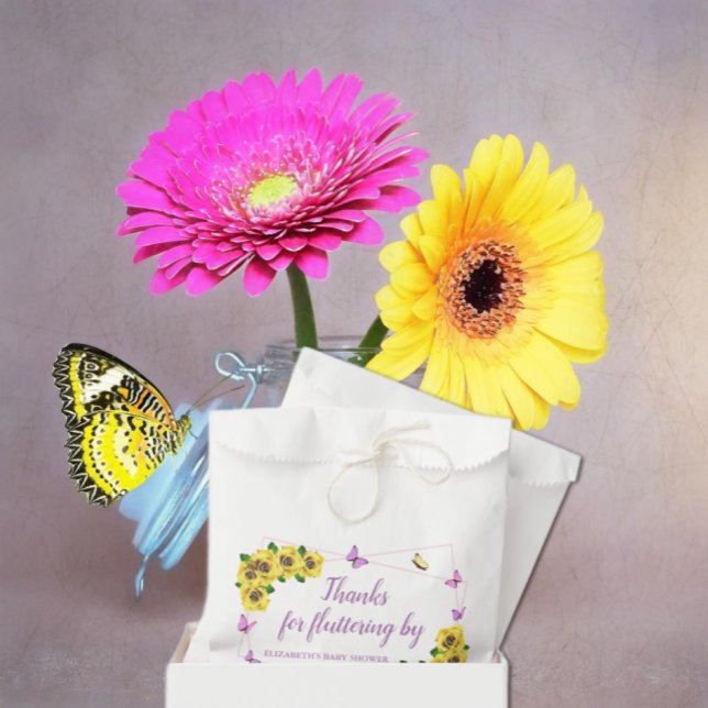 Little Butterfly Baby Shower Favour Bag (Creator Uploaded)