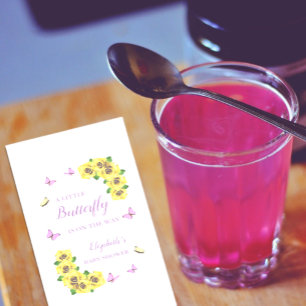Little Butterfly Baby Shower Napkin