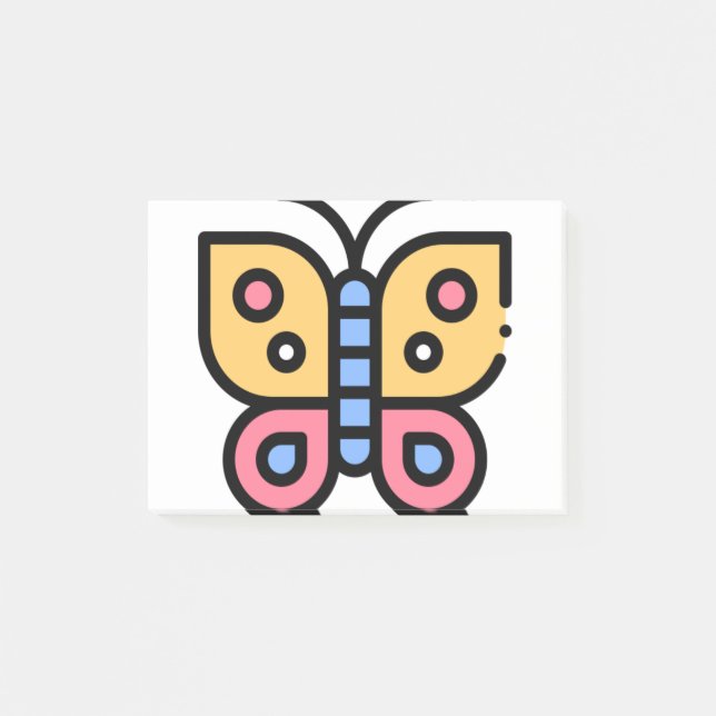 Little Butterfly Post-it Notes (Front)