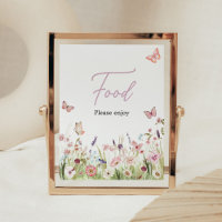 Little Butterfly Wildflower Baby Shower Food