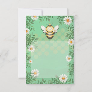 Little buzz bee thank you card