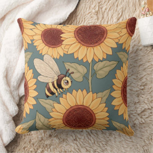 Little Buzzers Throw Pillow