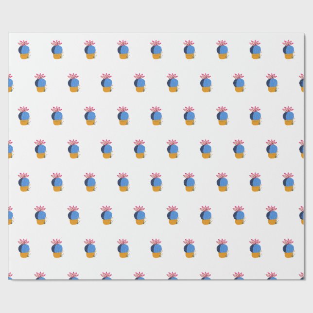Little cactus wrapping paper (Flat)