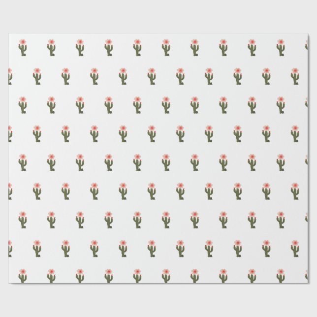 Little cactus wrapping paper (Flat)
