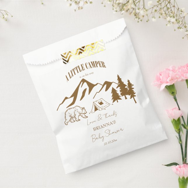 Little camper adventure boho baby shower favour bag (Sealed)