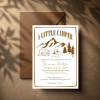 Little camper adventure boho baby shower