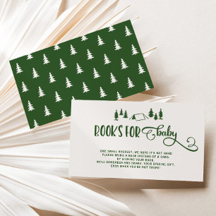Little camper Books for baby ticket Enclosure Card
