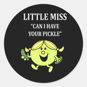 Little Can I Have Your Pickle Pickle Lover Funny S Classic Round Sticker