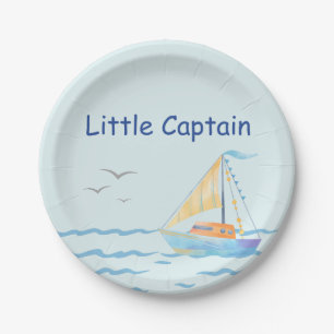 Little Captain Party Plate