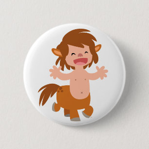 Little Cartoon Centaur 2 Inch Round Button