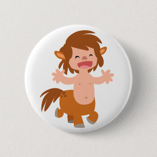 Little Cartoon Centaur Baby Apparel 2 Inch Round Button