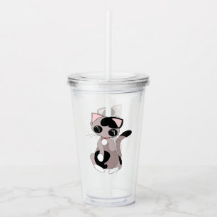 Little Cat Acrylic Tumbler