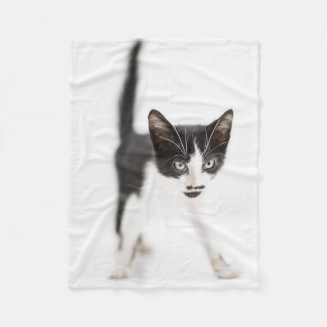 Little Cat Fleece Blanket (Front)