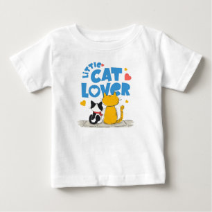 Little Cat Lover Cute Cartoon Baby T-Shirt