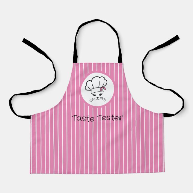 Little Cat Master Taste Tester Kids Apron (Front)
