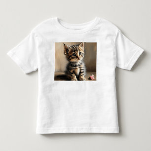 Little cat toddler t-shirt
