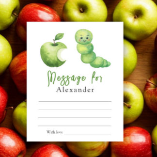 Little Caterpillar Time Capsule Message