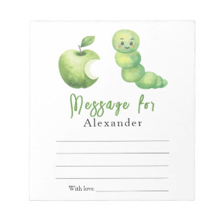Little Caterpillar Time Capsule Message Notepad
