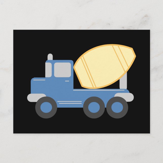 Little Cement Truck Postcard (Front)