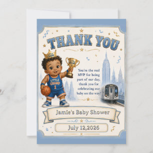 Little Champ Thank You Invitation