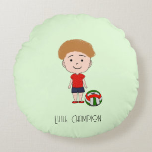 Little champion  round pillow
