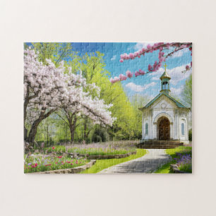 Little Chapel 2 Easy Brain Art Puzzle Photo Puzzle