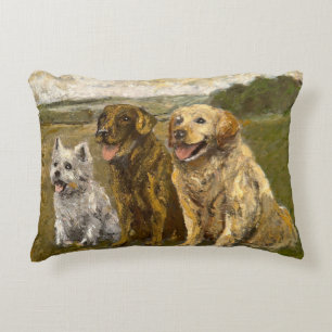 Little Chat: Whimsical Christmas Farm Animal Accent Pillow