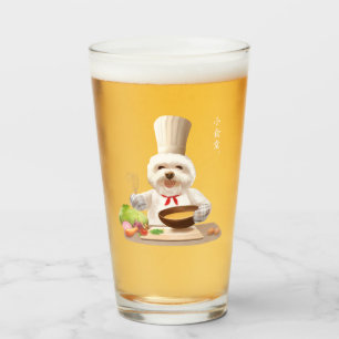 Little Chef Bichon: Asian Cooking Kitchen Art Glass