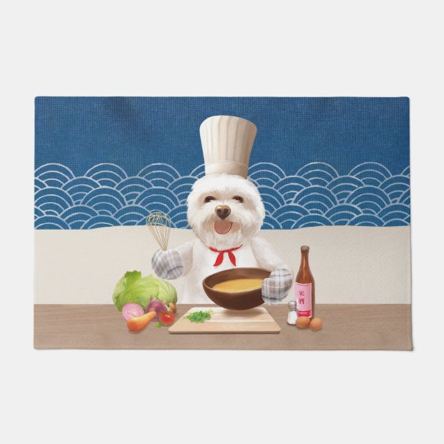 Little Chef Dog Doormat (Front)
