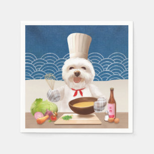 Little Chef Dog Napkin