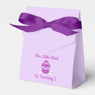 Little Chick 1st Birthday Favor Box