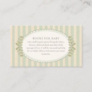 Little Chick Baby Shower Book for Baby Enclosure Card