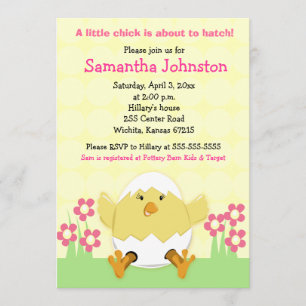 Little Chick Easter Baby Shower Invitation