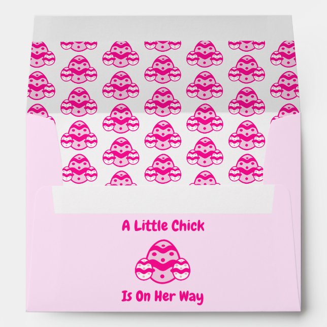 Little Chick Easter Pregnancy Envelope (Back (Bottom))