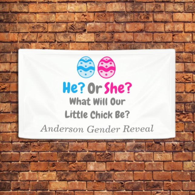Little Chick Gender Reveal Banner (Creator Uploaded)