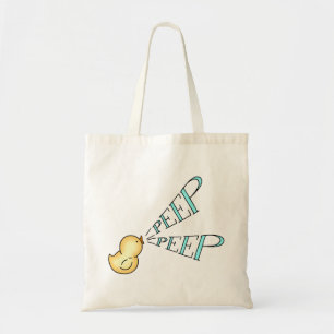 Little Chick says, Peep Peep Tote Bag