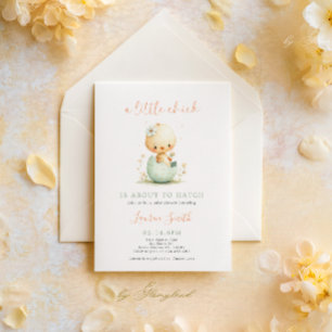 Little Chick Spring Baby Shower Invitation