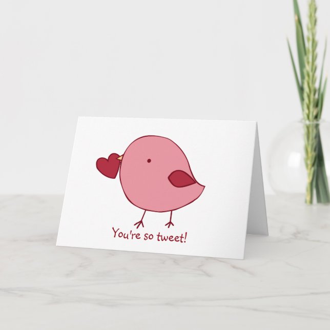 Little chick Valentine card (Front)