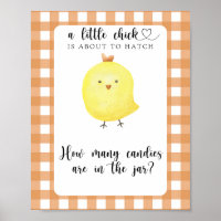 Little chicken - guess how many candies