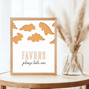Little Chicken Nugget Baby Shower Favours Poster