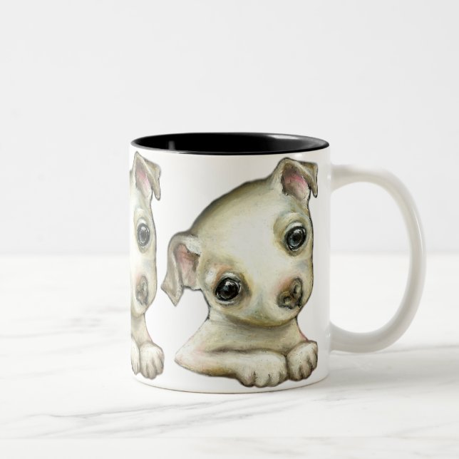 Little Chihuahua Two-Tone Coffee Mug (Right)