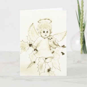 Little Christmas Angel Holiday Card