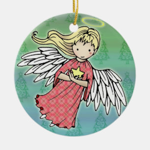 Little Christmas Angel Ornament