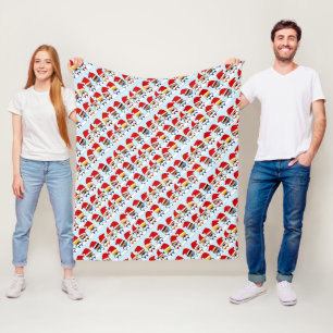 Little Christmas Carolers Fleece Blanket