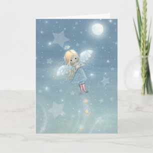 Little Christmas Star Angel Card