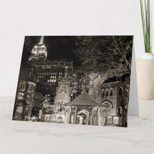LITTLE CHURCH IN THE BIG CITY Jumbo Greeting Card