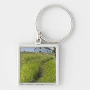 Little Church On The Canadian Prairies Keychain